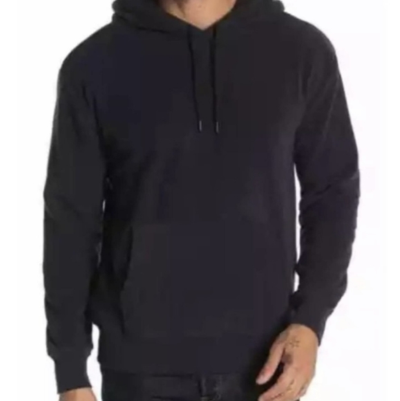 NWT Sovereign Code (Nordstrom) Men's All Fleece Navy Blue Hoodie - Picture 2 of 6